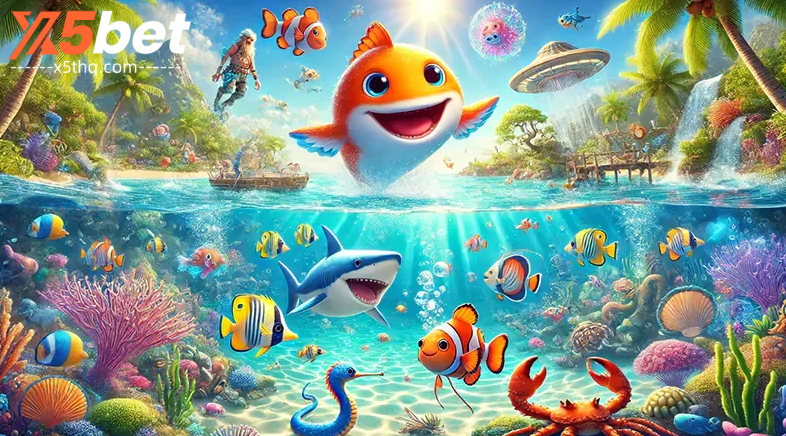 เกมยิงปลากราฟิก 3D สวยงาม